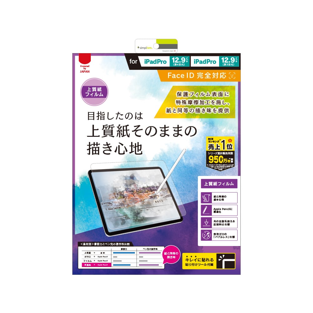 for iPad 上質紙そのままの書き心地 液晶保護フィルム