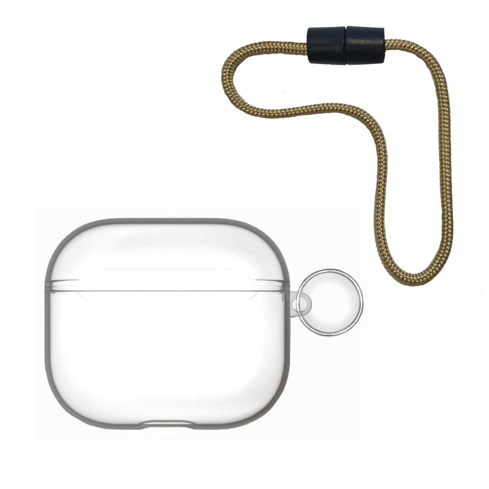 AirPods (第3世代)衝撃吸収 クリアTPUケース ショートストラップ付き(販売終了)