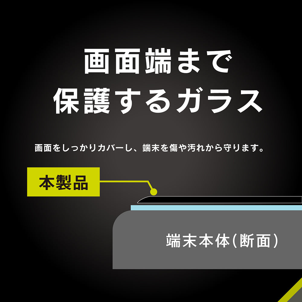for iPhone フルクリア 反射防止 画面保護強化ガラス(販売終了)
