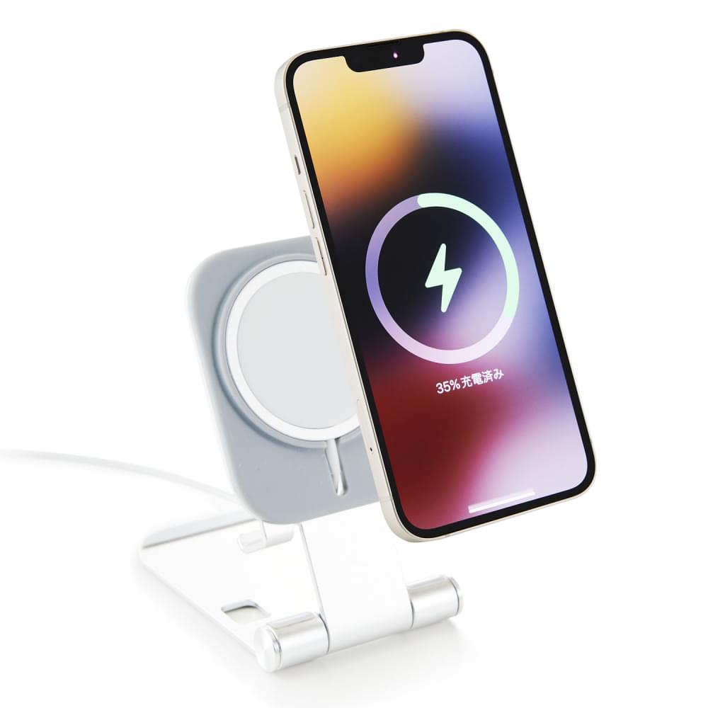 iPhone MagSafe充電器対応2wayスタンド
