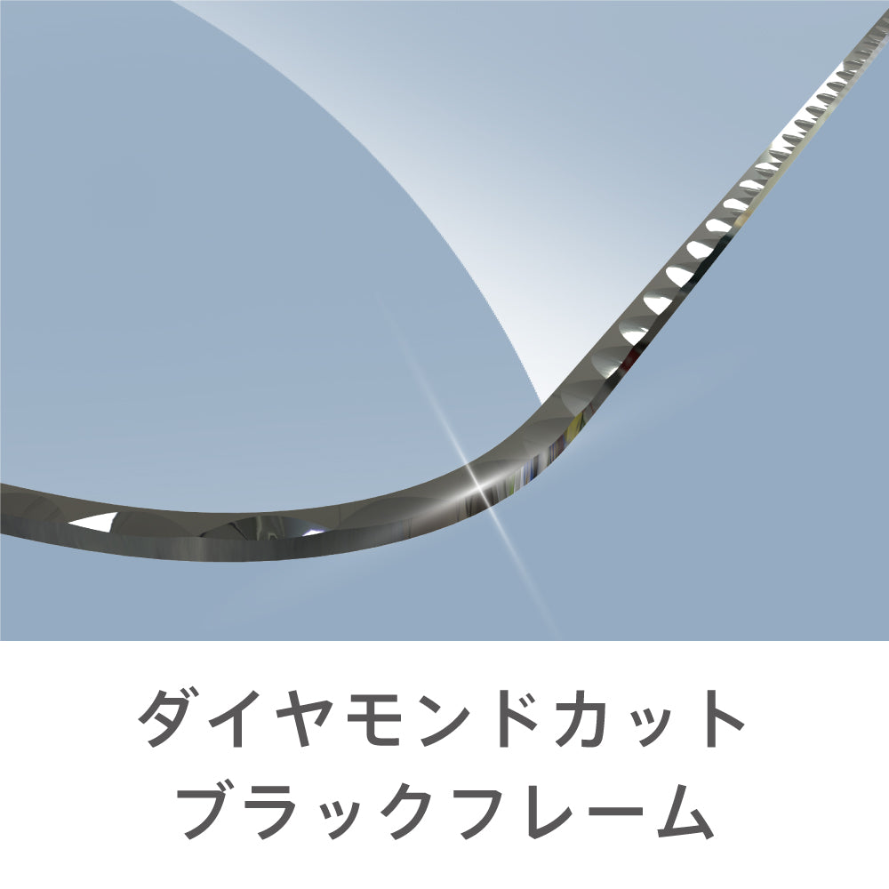 ajouter アジュテ for iPhone 光沢 ダイヤモンドカットガラス