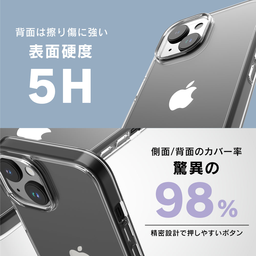 ajouter アジュテ for iPhone ハイブリッドケース-クリア