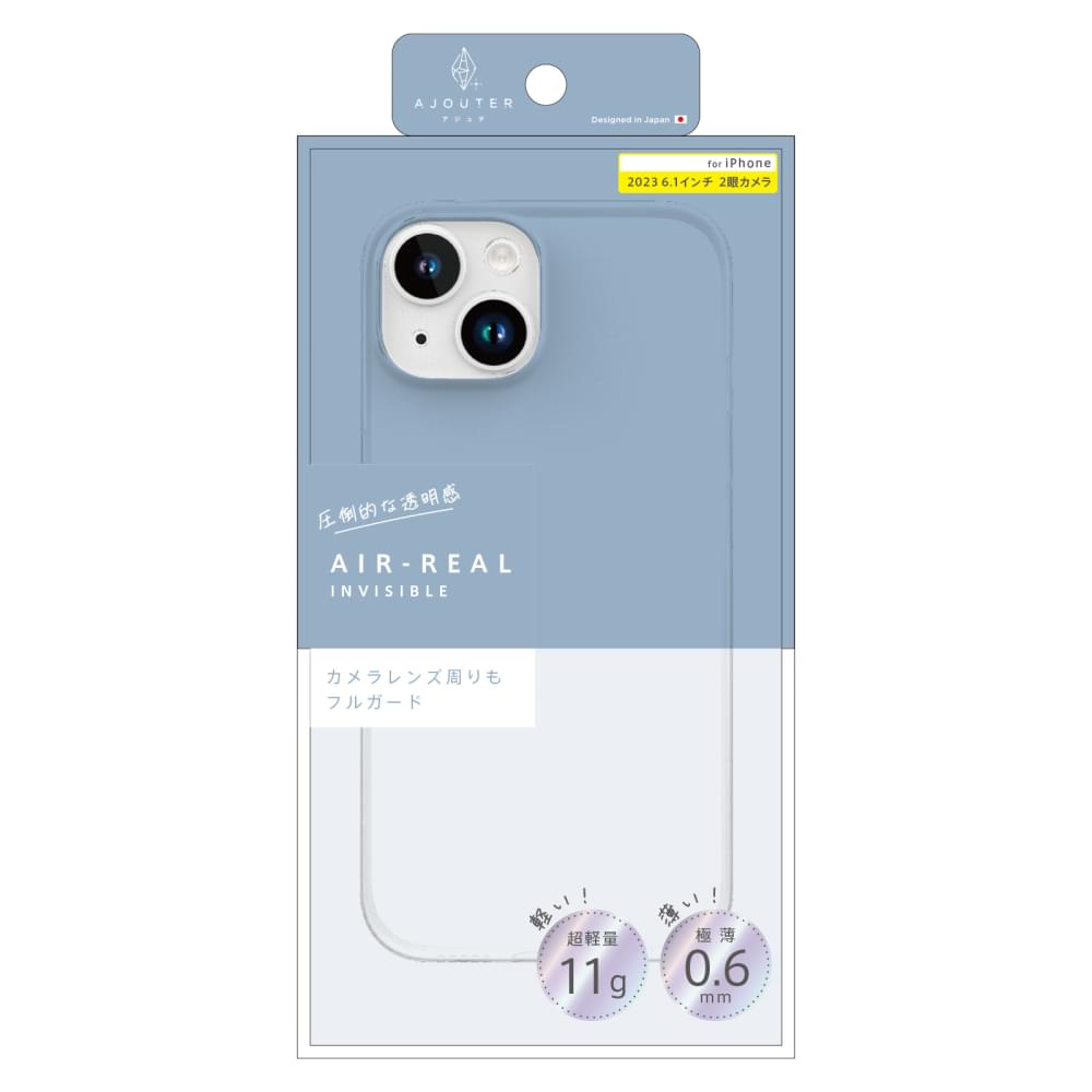 ajouter アジュテ for iPhone 薄型精密設計ケース-クリア