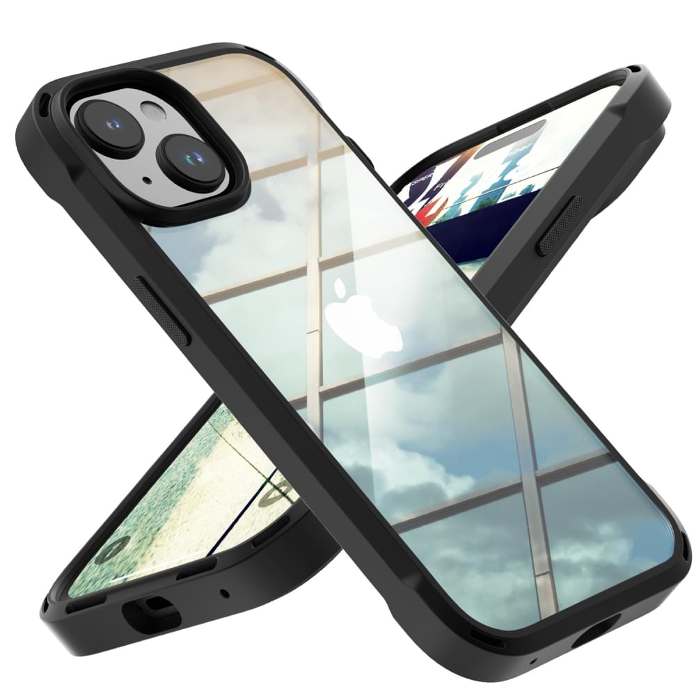 BESPER ベスパー for iPhone 衝撃吸収 ハイブリッドケース-ブラック