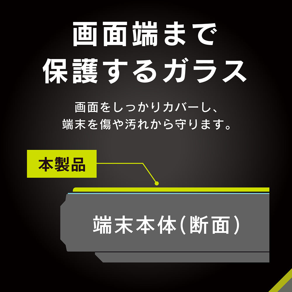 for Xperia フルクリア 高透明 画面保護強化ガラス