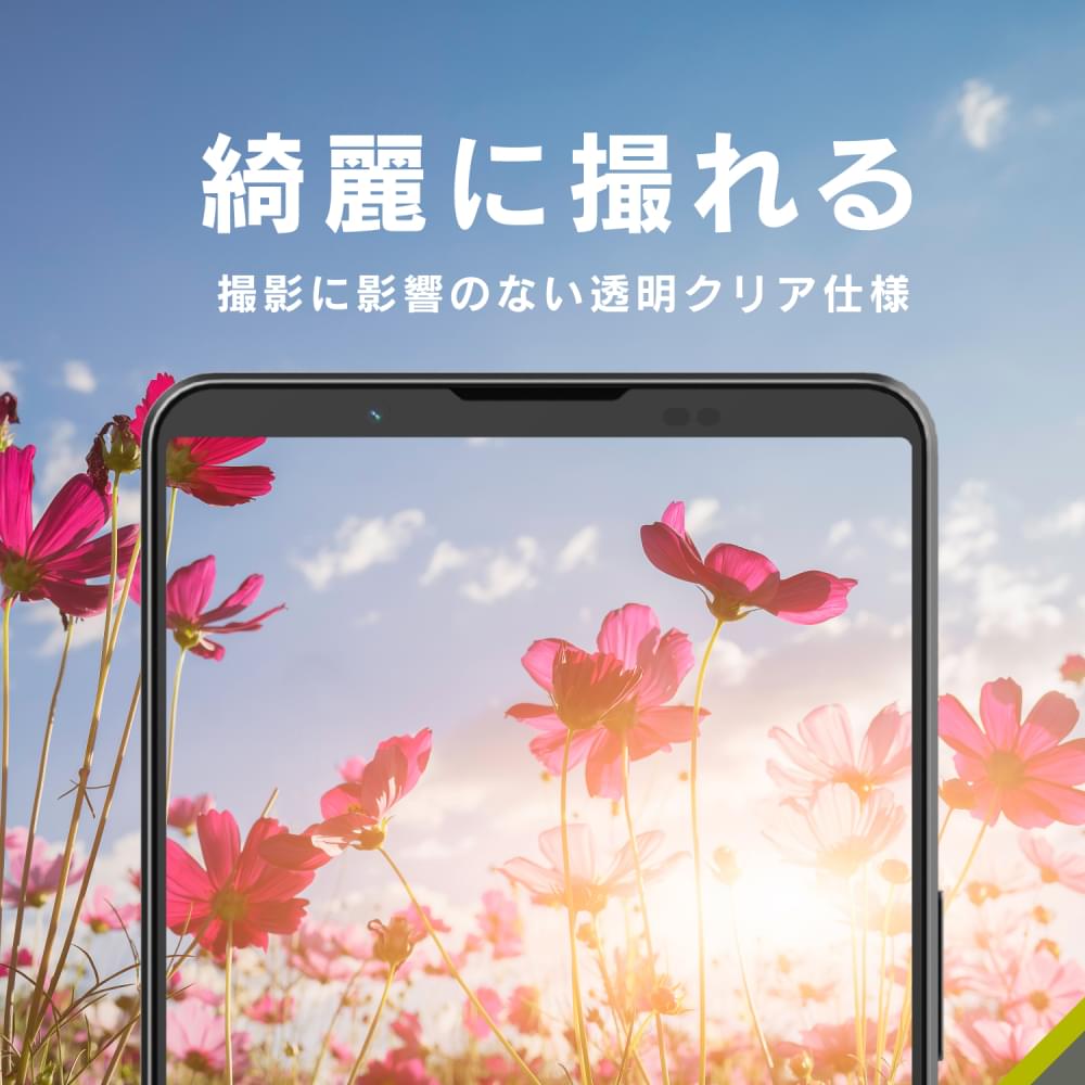 for Xperia 高透明 レンズ保護ガラス