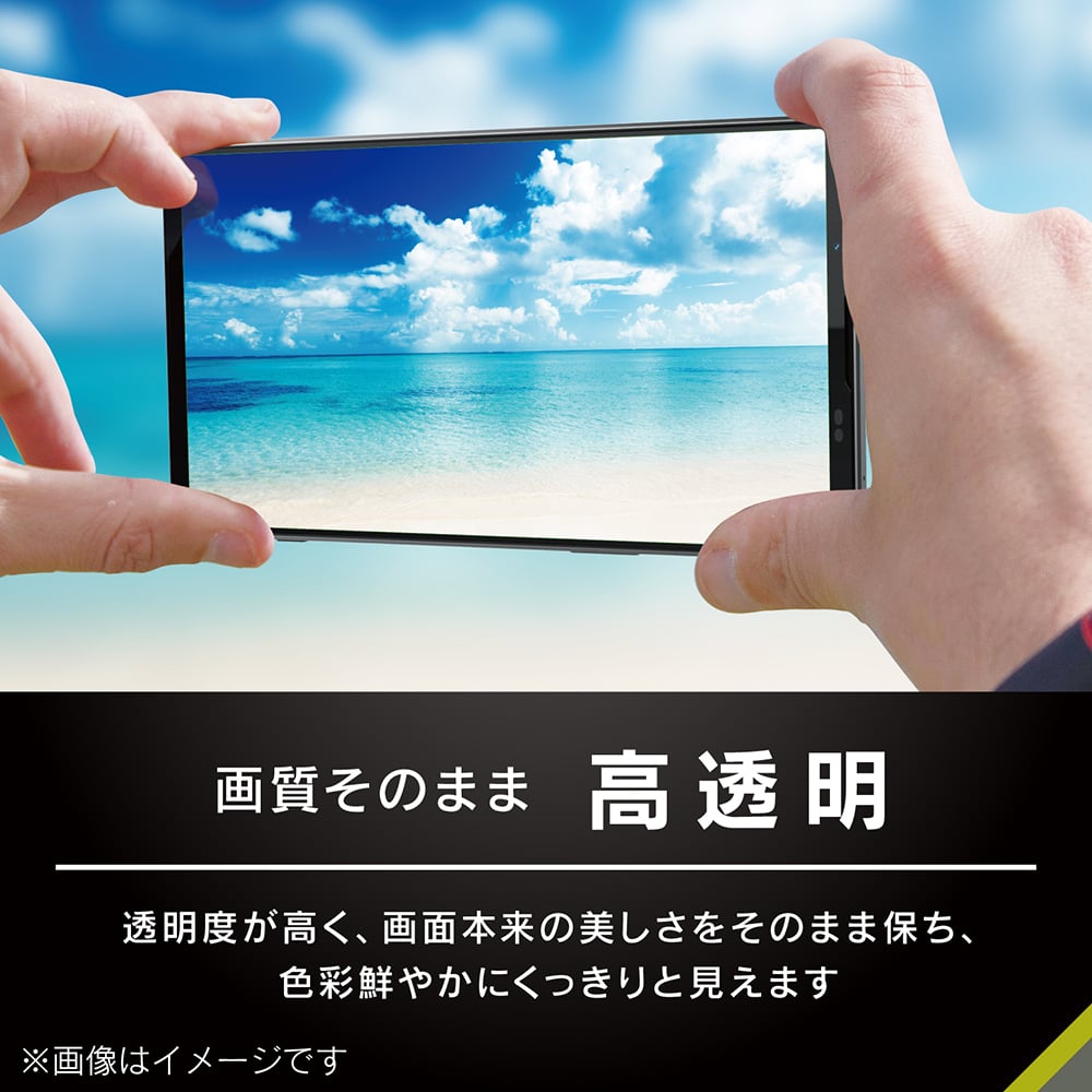 for Xperia 高透明 画面保護強化ガラス