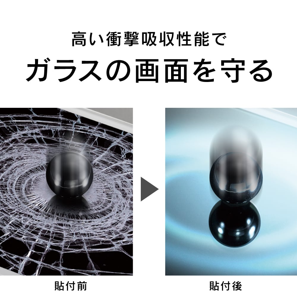 for Apple Watch 衝撃吸収 反射防止 全画面保護フィルム 2枚セット