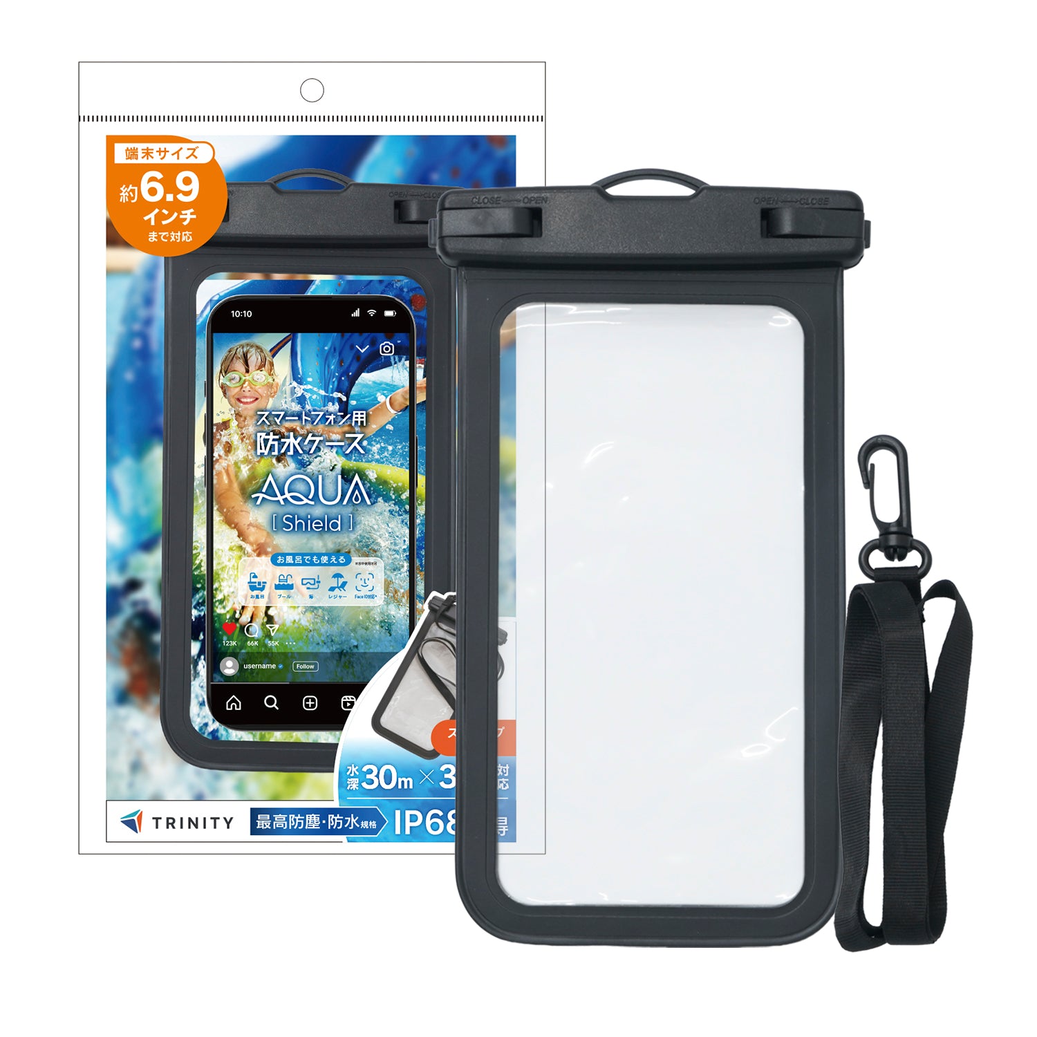 AQUA Shield] スマートフォン用防水ケース｜スマホケース・フィルム