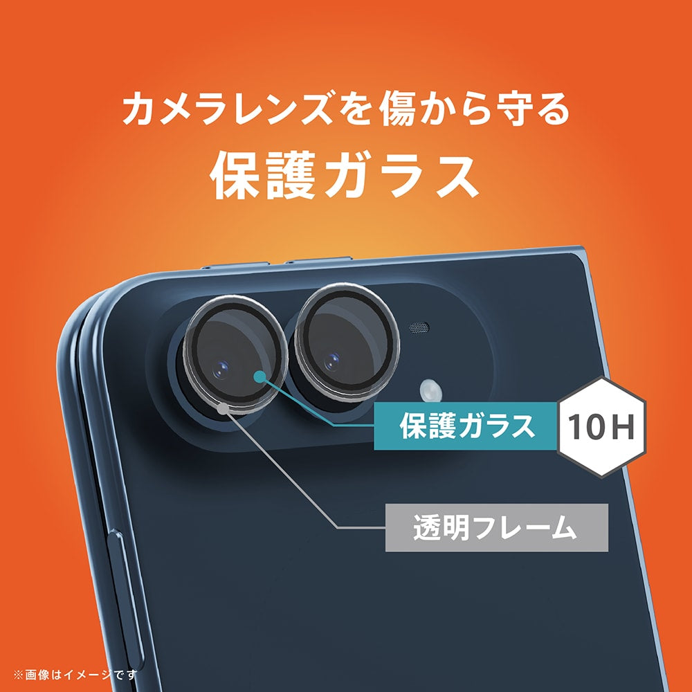 【予約製品】for iPhone Duo ゴリラガラス 透明フレーム付きレンズ保護ガラス