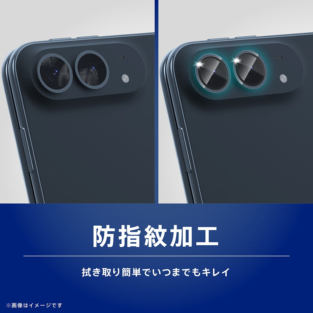 【予約製品】for iPhone Duo ゴリラガラス 透明フレーム付きレンズ保護ガラス