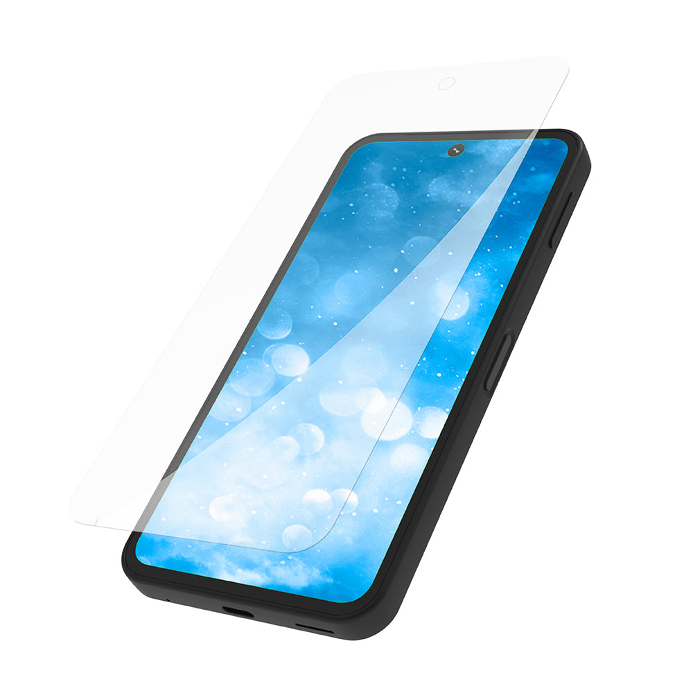 for AQUOS 黄色くないブルーライト低減 画面保護強化ガラス 位置ピタ エコパッケージ