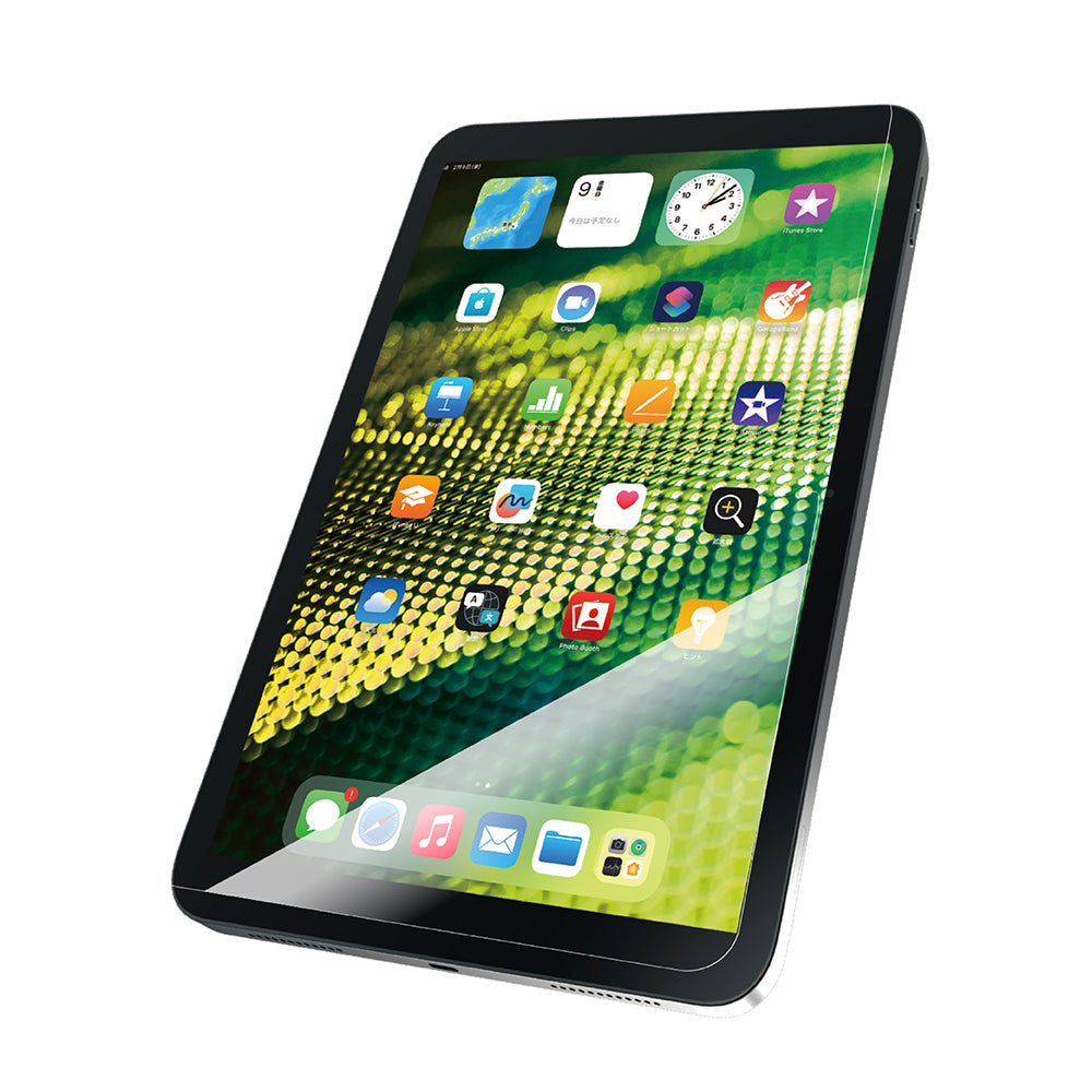 for iPad高透明 画面保護強化ガラス カドピタ エコパッケージ