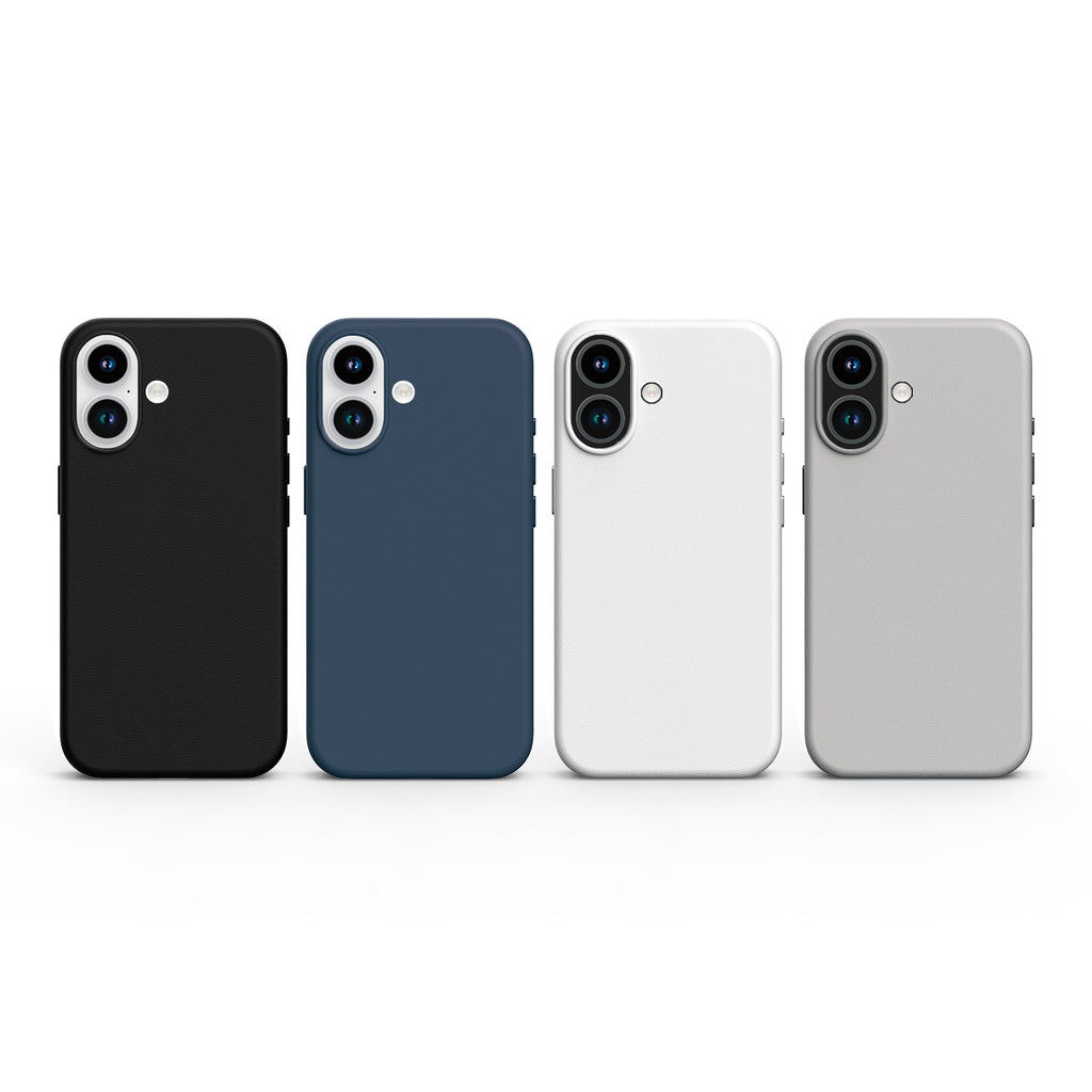 for iPhone 17 [NUNO] MagSafe対応 背面シリコンレザーケース 
