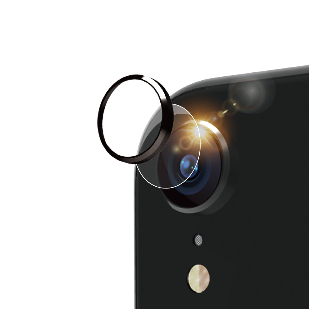 for iPhone [Lens Bumper Plus] カメラレンズ保護アルミフレーム＆ガラスコーティングフィルムセット（販売終了）