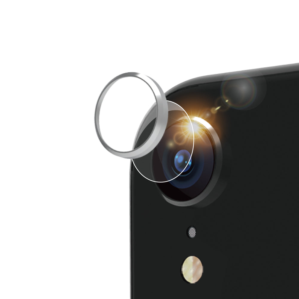 for iPhone [Lens Bumper Plus] カメラレンズ保護アルミフレーム＆ガラスコーティングフィルムセット（販売終了）