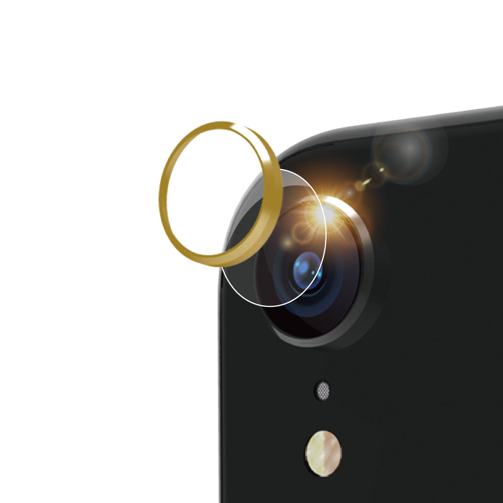 for iPhone [Lens Bumper Plus] カメラレンズ保護アルミフレーム＆ガラスコーティングフィルムセット（販売終了）
