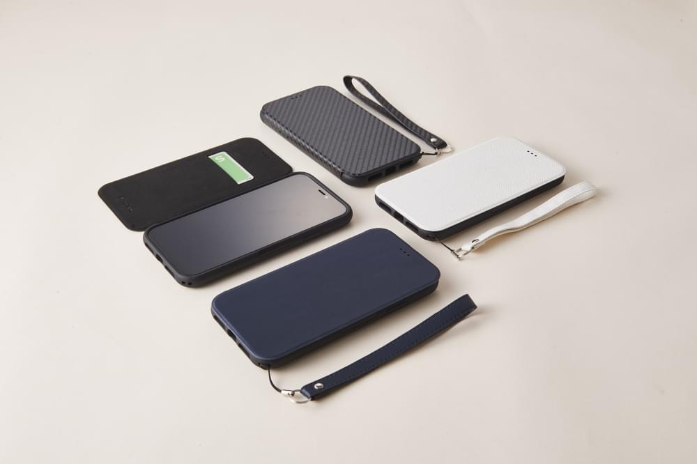 for iPhone [Flip Shell] 背面クリアフリップシェルケース
