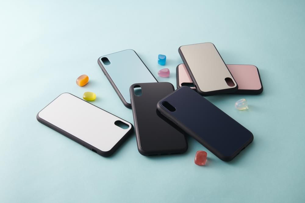 for iPhone [GLASSICA] 背面ガラスケース(Solid color)（販売終了）