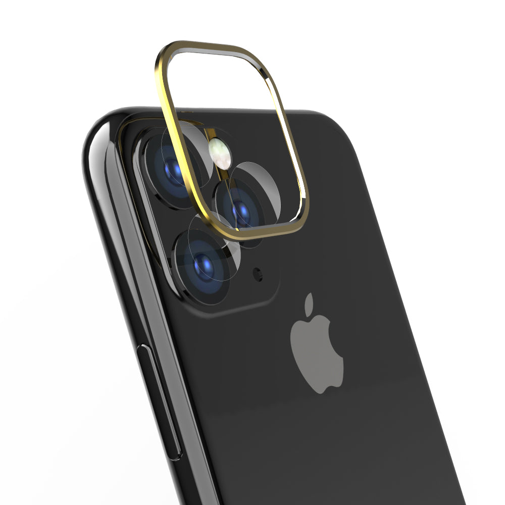 for iPhone [Lens Bumper Plus] カメラレンズ保護アルミフレーム＆ガラスコーティングフィルムセット（販売終了）