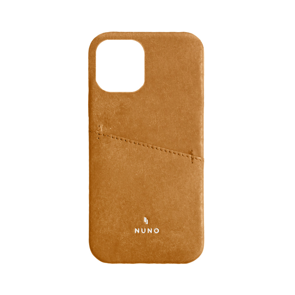 for iPhone用ケース [NUNO] カードポケット付き本革バックケース（販売終了）
