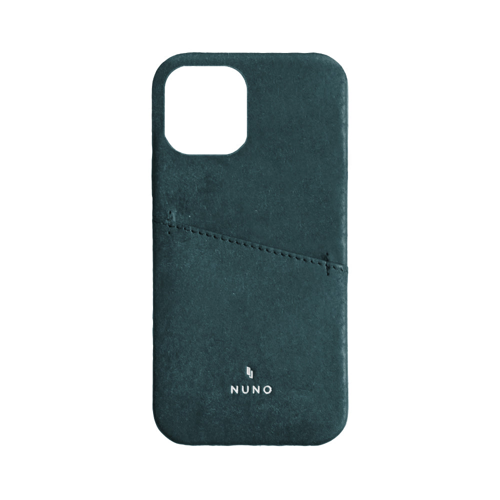 for iPhone用ケース [NUNO] カードポケット付き本革バックケース