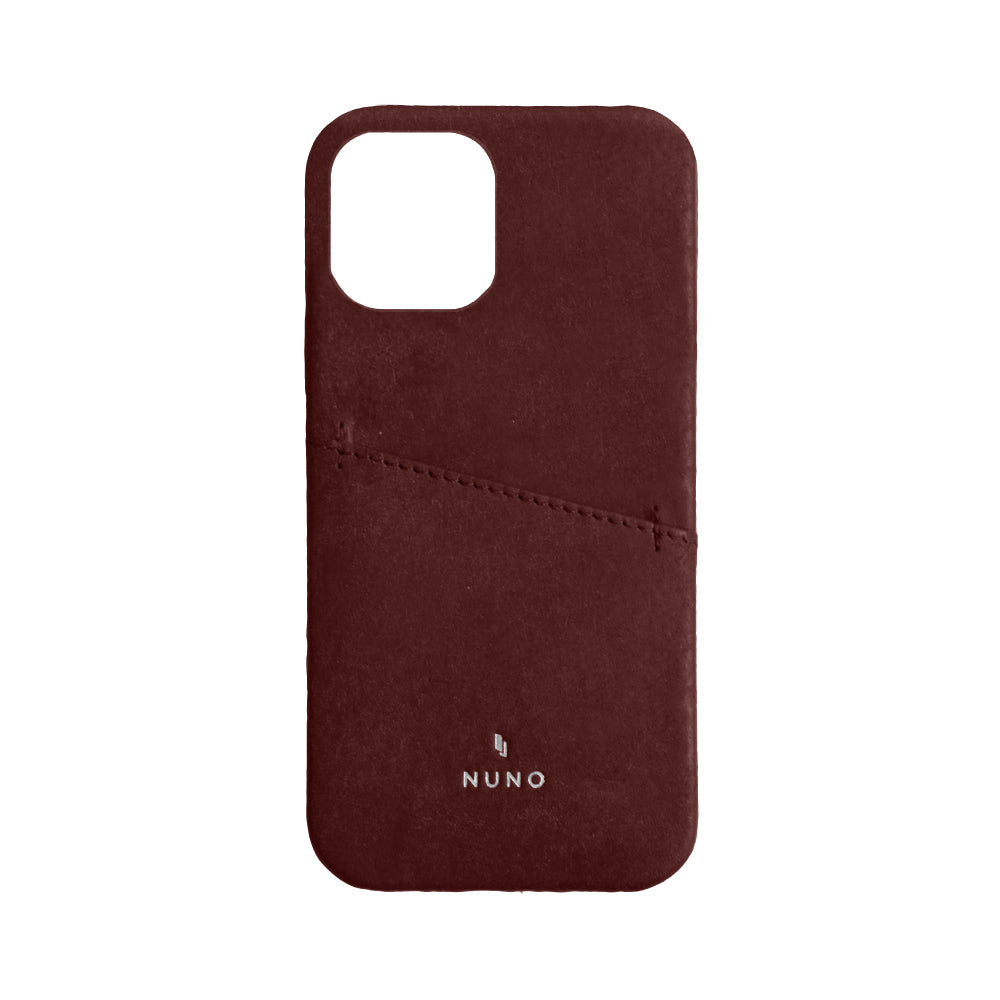 for iPhone用ケース [NUNO] カードポケット付き本革バックケース（販売終了）