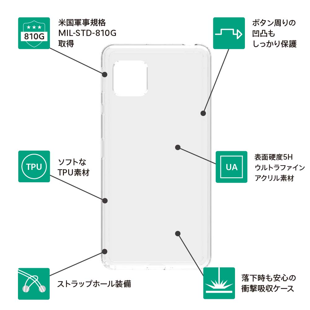for AQUOS [Turtle] ハイブリッドケース