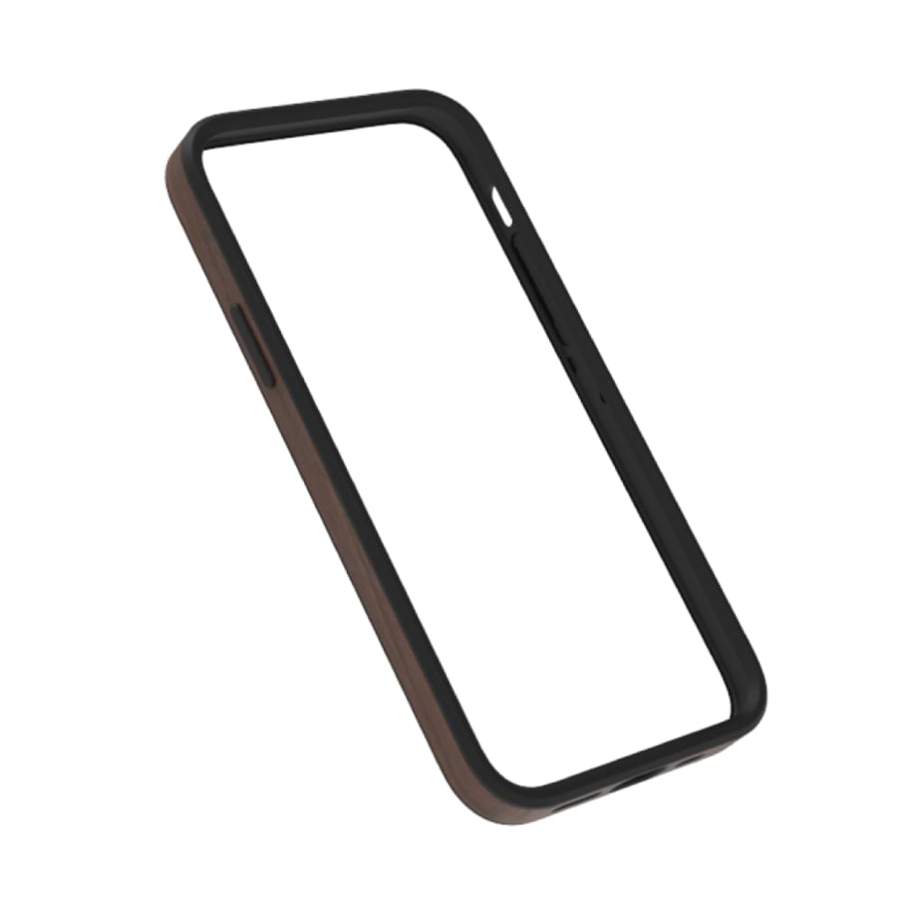 for iPhone [ALINE] 衝撃吸収 バンパーケース 天然木シート（販売終了）