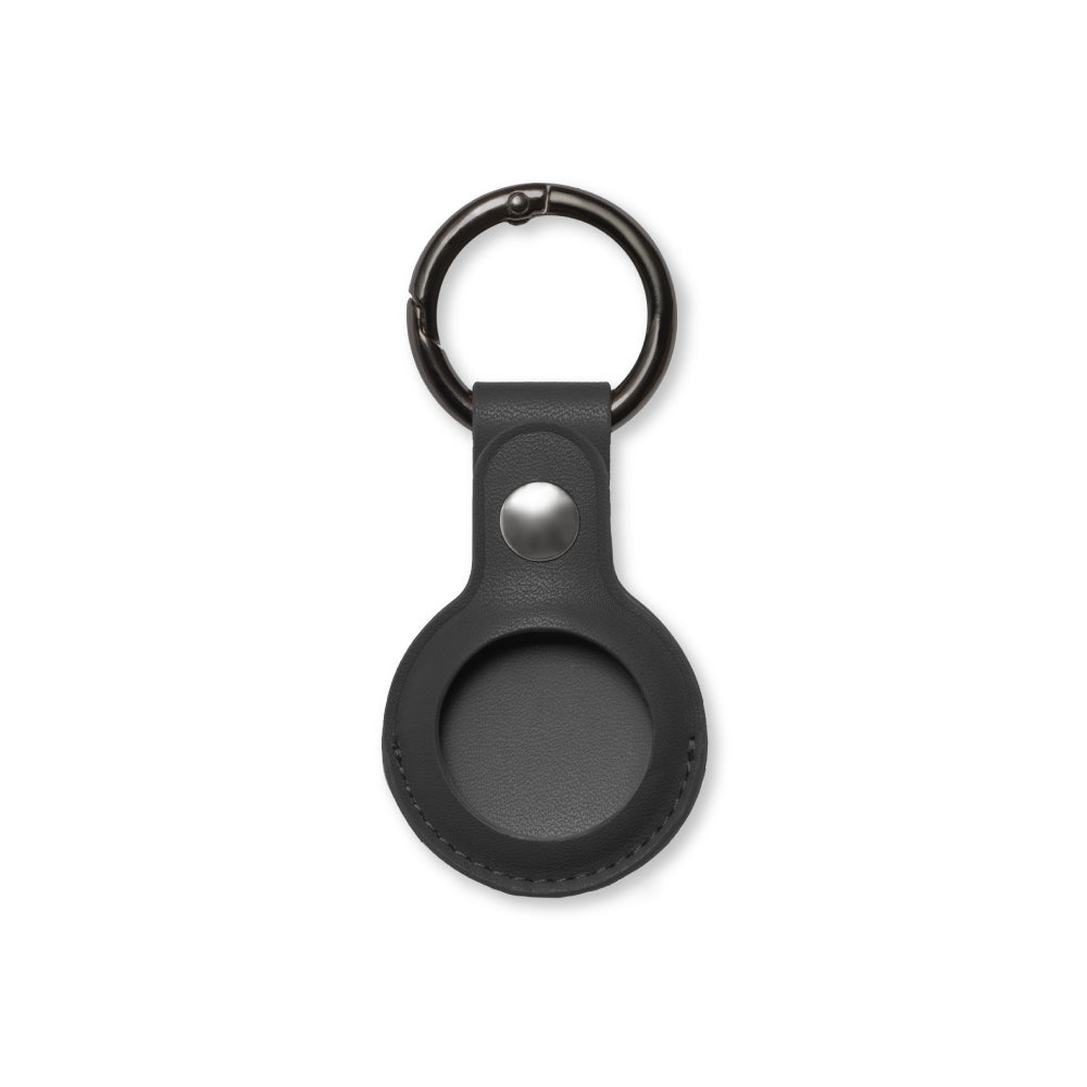 AirTag 衝撃吸収 PUレザーキーリング カラビナ付き（販売終了）