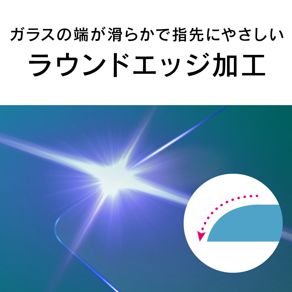 for iPhone フルクリア ブルーライト低減 画面保護強化ガラス（販売終了）