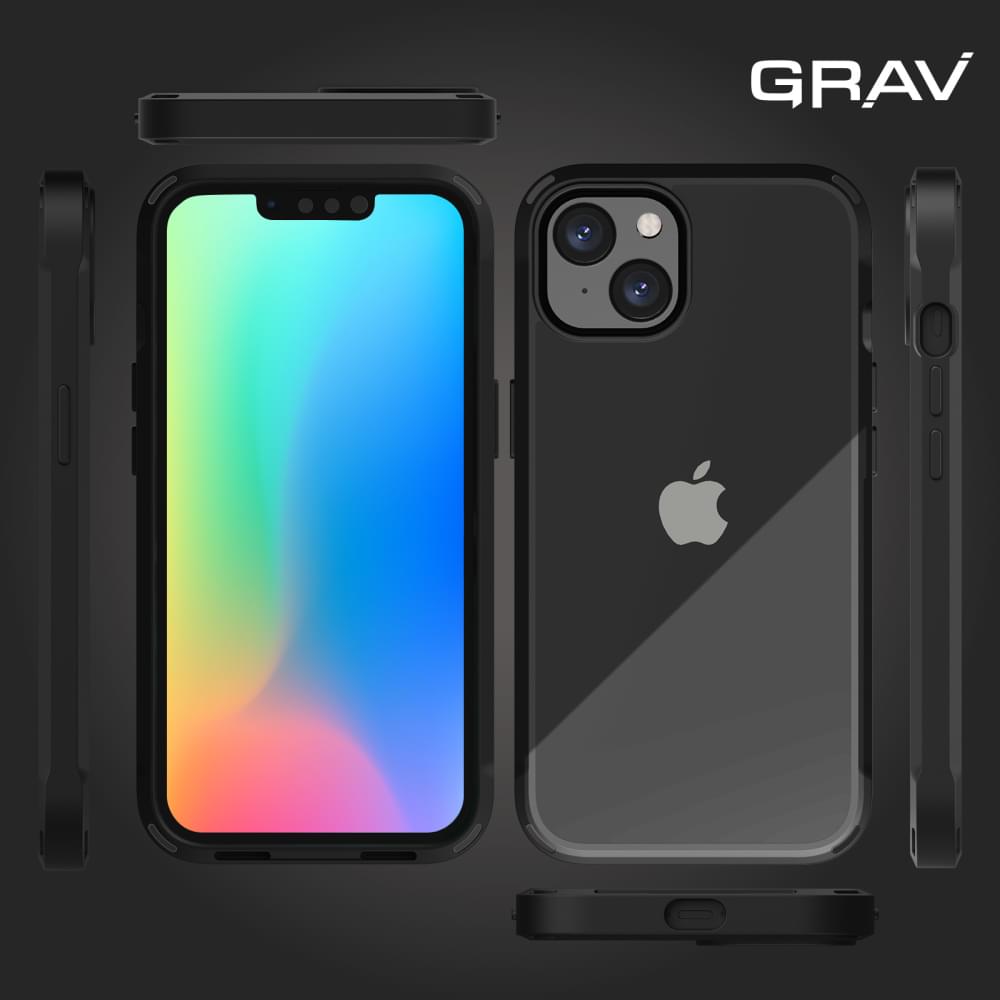 for iPhone [GRAV] 衝撃吸収 ハイブリッドケース（販売終了）