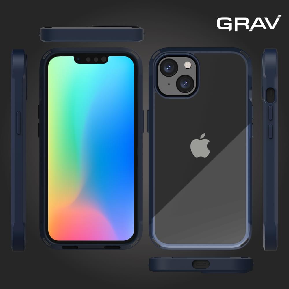 for iPhone [GRAV] 衝撃吸収 ハイブリッドケース（販売終了）