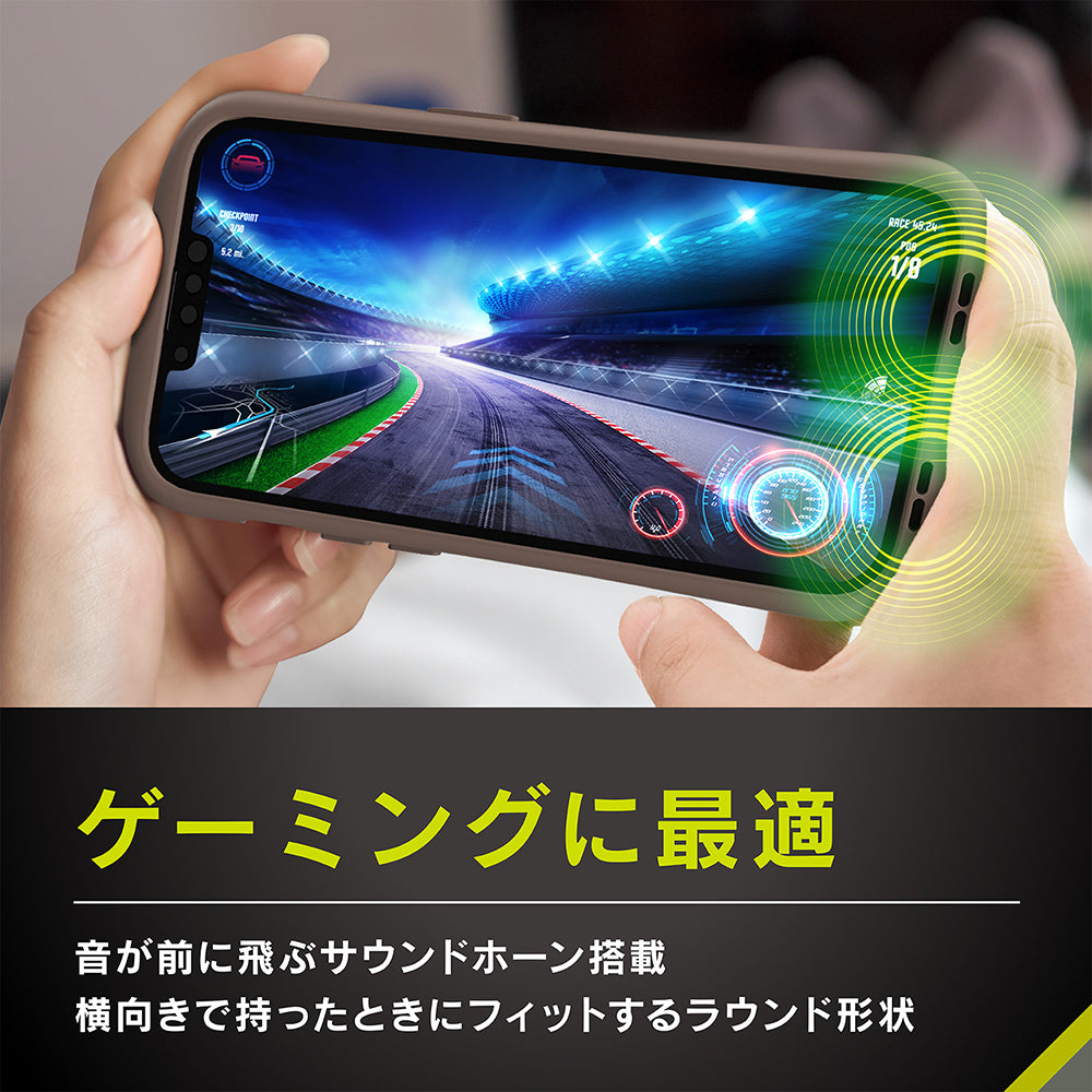 for iPhone [GLASSICA Round] 耐衝撃 背面ガラスケース（販売終了）