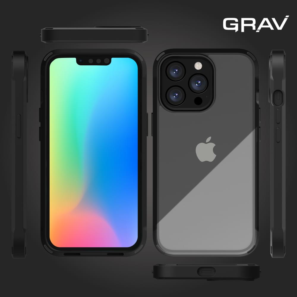 for iPhone [GRAV] 衝撃吸収 ハイブリッドケース（販売終了）