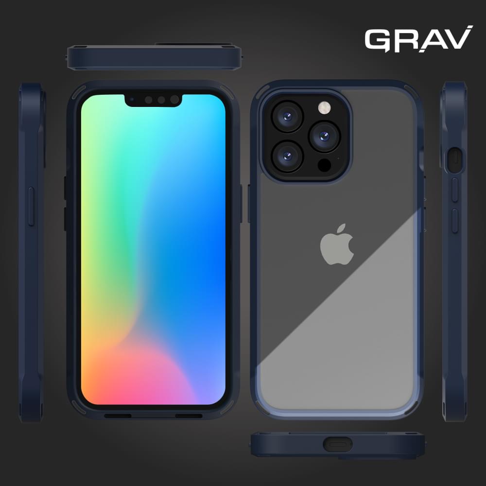 for iPhone [GRAV] 衝撃吸収 ハイブリッドケース（販売終了）