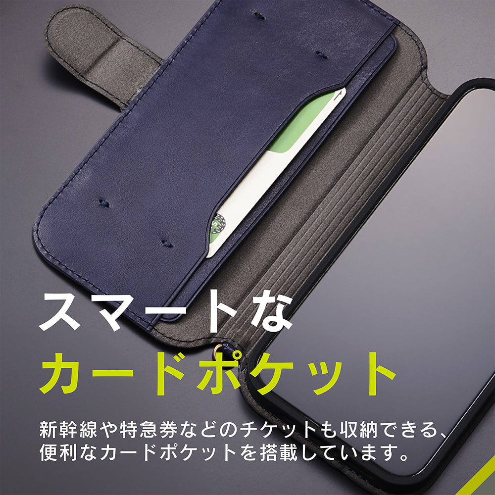 for iPhone [FlipNote] 耐衝撃フリップノートケース　ファブリック（販売終了）
