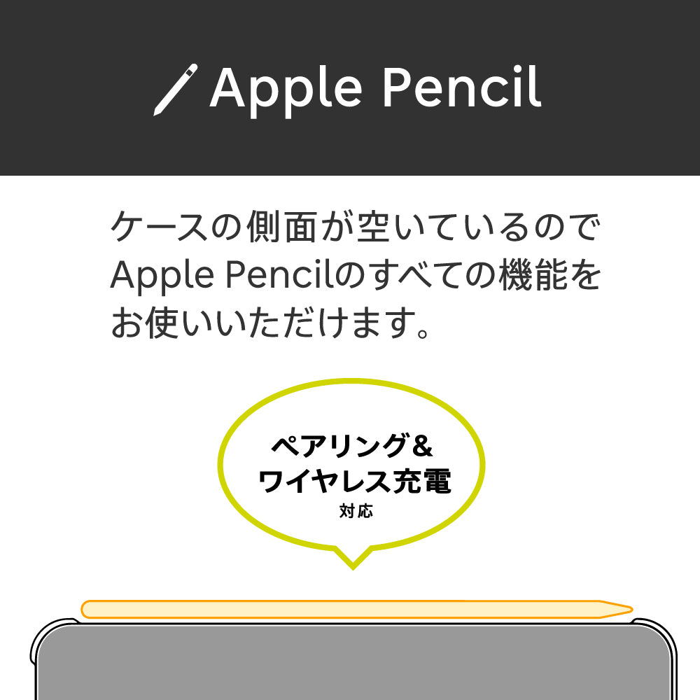 for iPad背面クリア フリップシェルケース（販売終了）