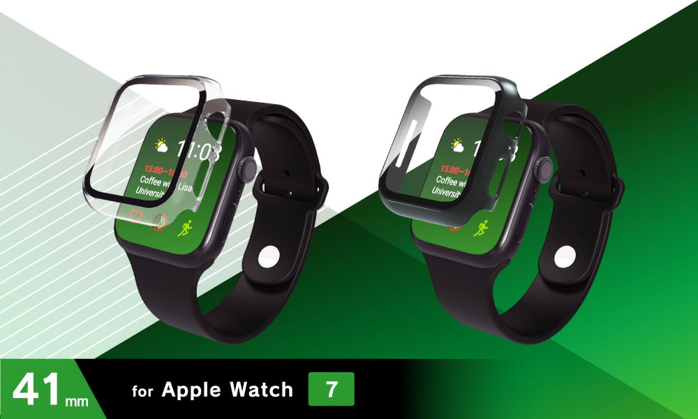 for Apple Watch 高透明 ガラス一体型PCケース