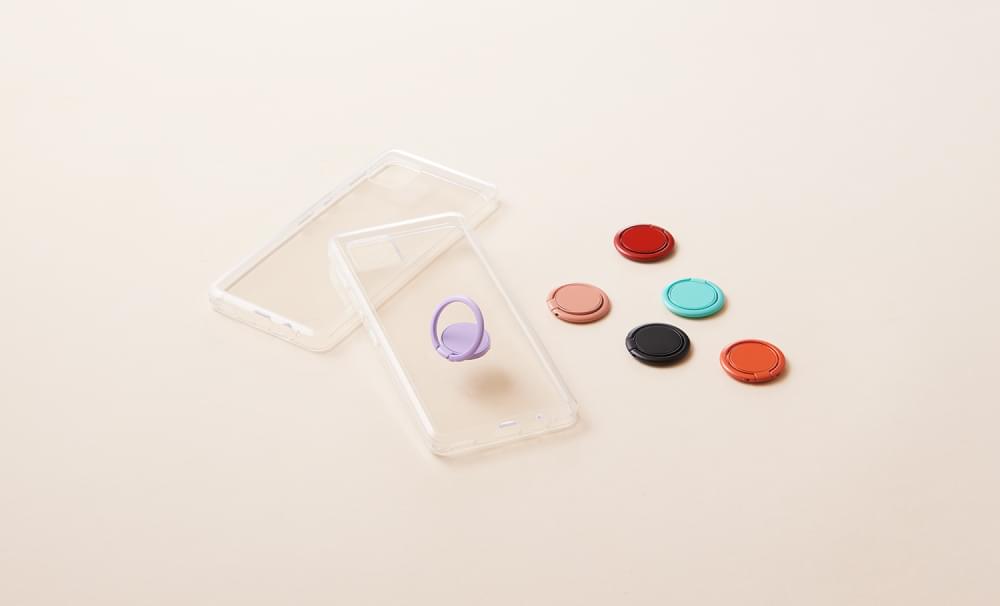for AQUOS [Turtle Basic] ハイブリッドケース リングセット