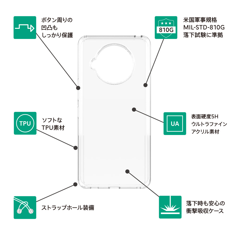 for AQUOS [Turtle] ハイブリッドケース