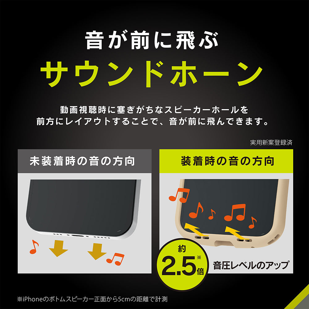 for iPhone [GLASSICA Round] 耐衝撃 背面ガラスケース（販売終了）