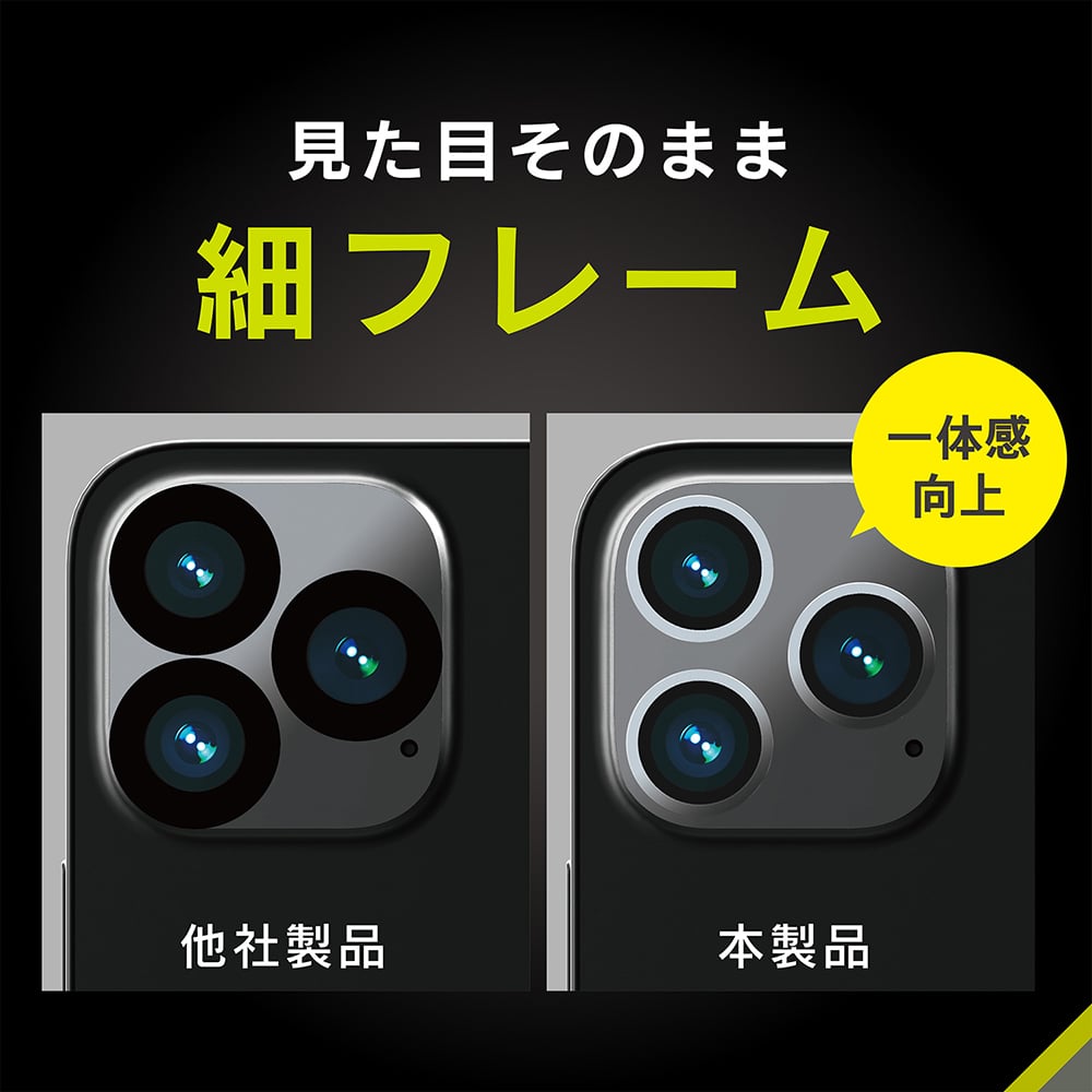 for iPhone [PicPro] Dragontrail クリア レンズ保護ガラス