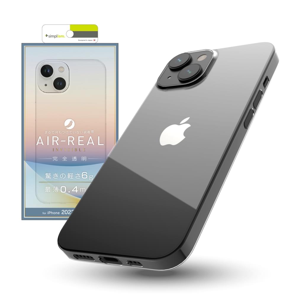 for iPhone [AIR-REAL INVISIBLE] 極薄軽量ケース｜スマホケース