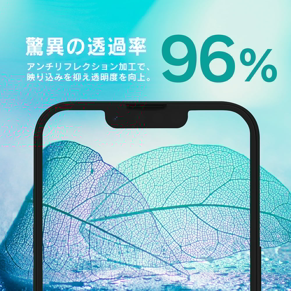 for iPhone 精密設計ケース専用 スーパークリア レンズ保護ガラス