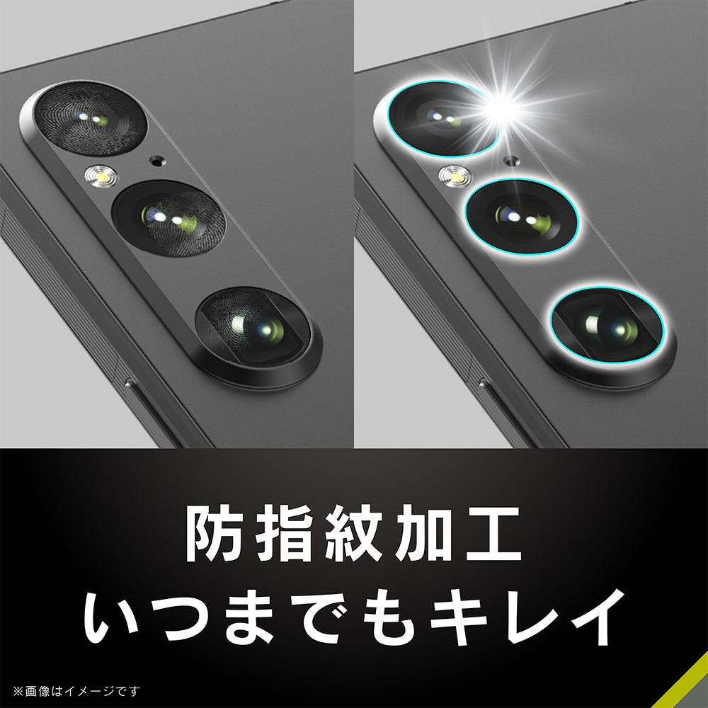 for Xperia 高画質写真が撮れる スーパークリア レンズ保護ガラス
