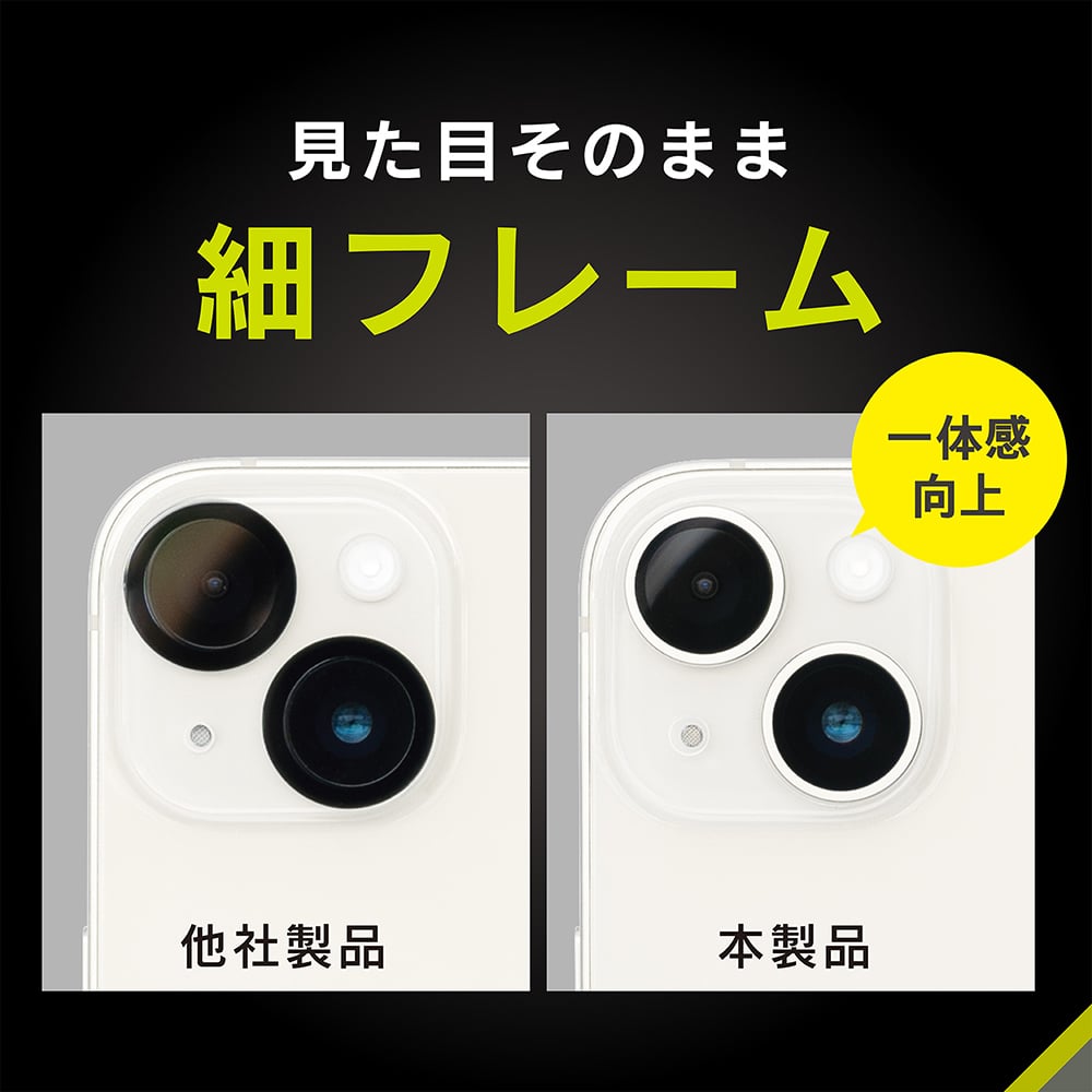 for iPhone [PicPro] クリア カメラレンズ保護ガラス