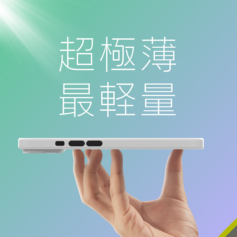 for iPhone [AIR-REAL Solid] 超精密設計 超極薄軽量ケース