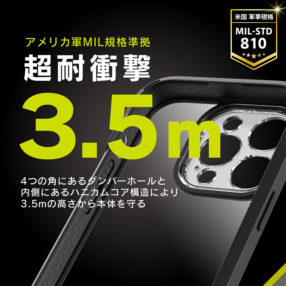 週末限定特価❗️ダンプラケース for iPhone [GRAV Solid] 超精密設計 衝撃吸収 ハイブリッドケース