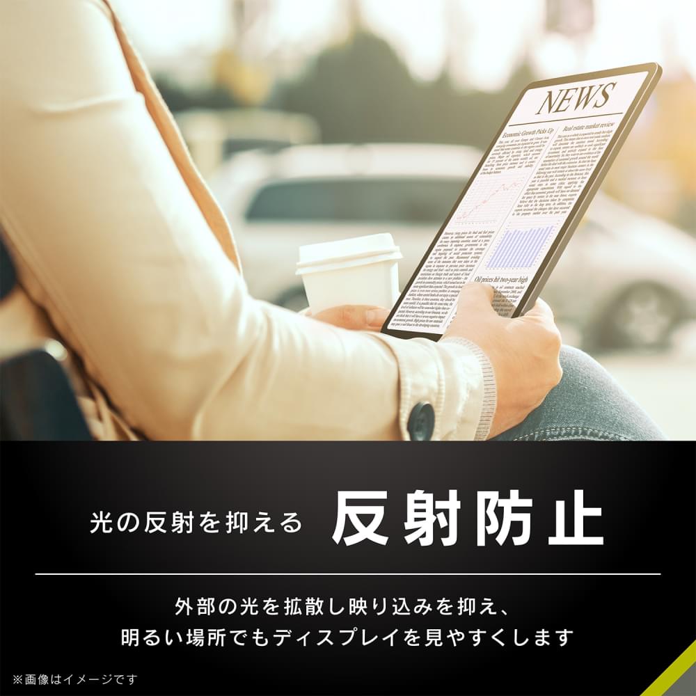 for iPad反射防止 画面保護フィルム 位置ピタ